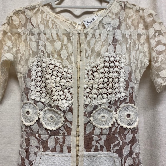 Bequile by Byron Lars lace dress Size 0 petite - Picture 2 of 3